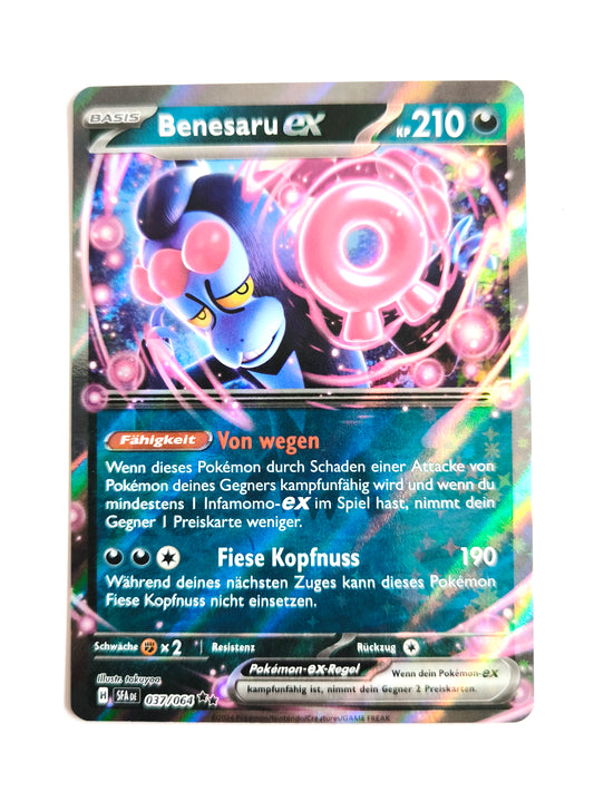 Pokemon Karte Benesaru ex Double Rare SFA037/064