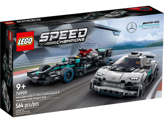 LEGO® Konstruktionsspielsteine LEGO® Speed Champions - 76909 Mercedes-AMG F1 W12 E Performance &, (564 St)