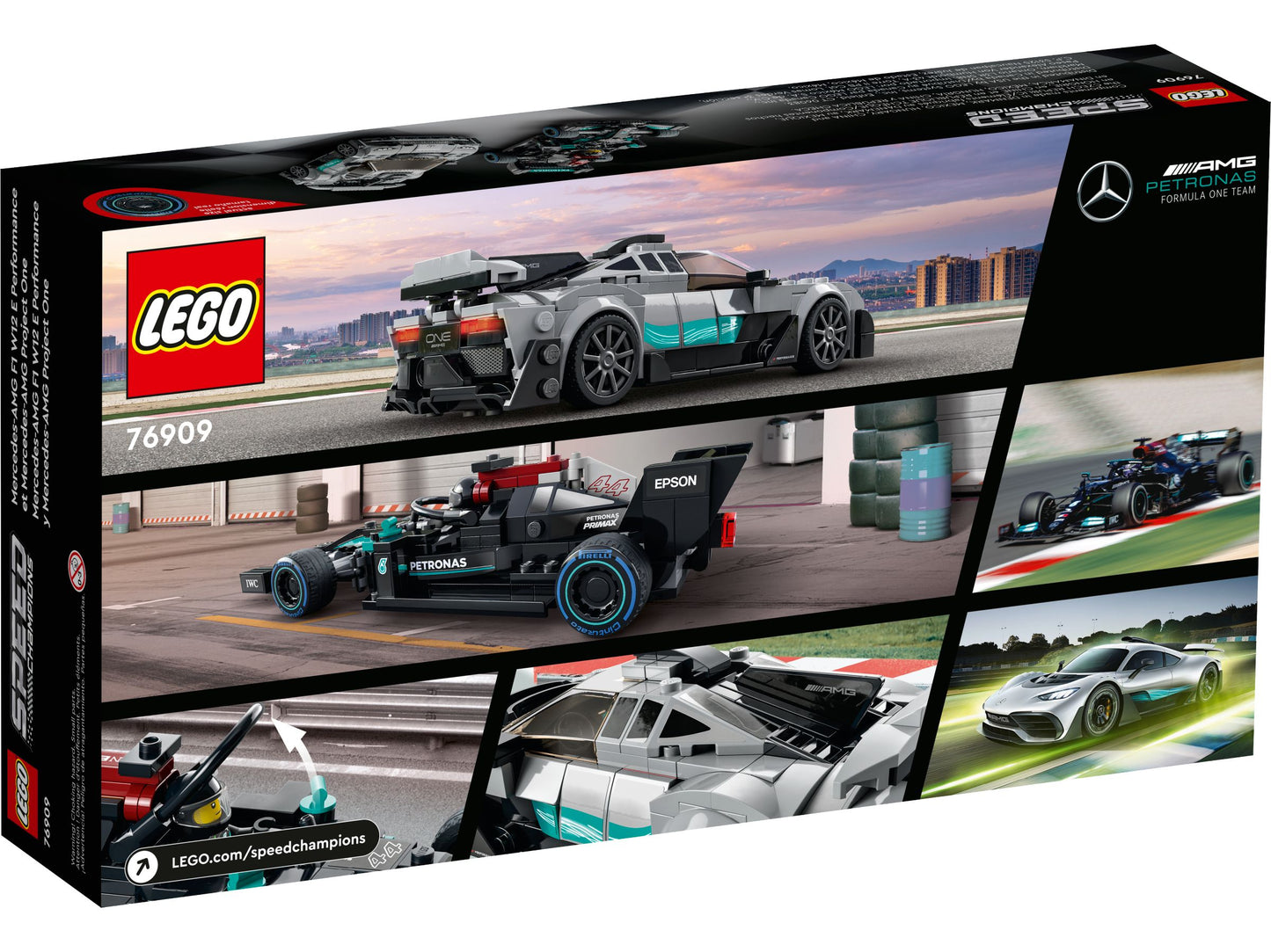 LEGO® Konstruktionsspielsteine LEGO® Speed Champions - 76909 Mercedes-AMG F1 W12 E Performance &, (564 St)