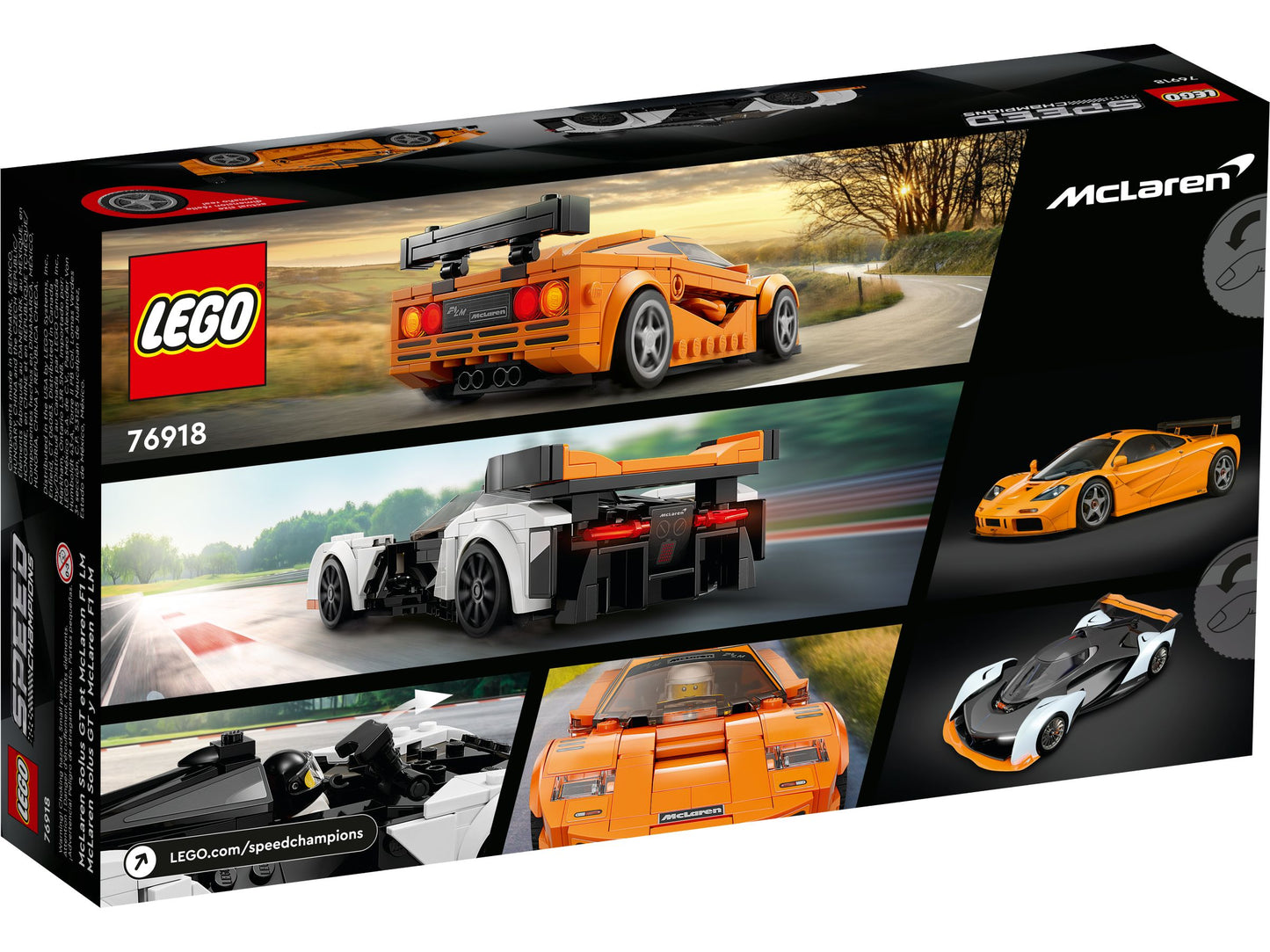 LEGO® Speed Champions 76918 McLaren Solus GT & McLaren F1 LM