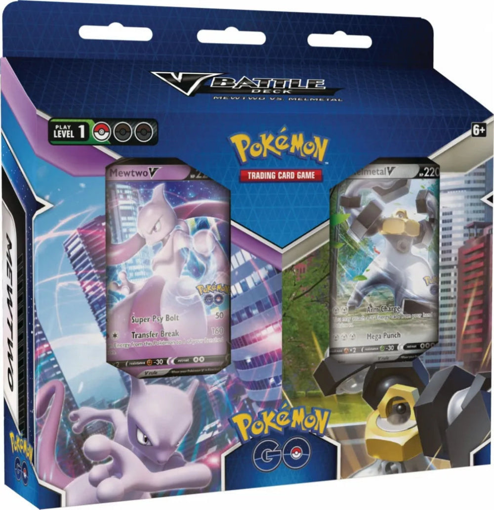 Pokemon GO - V Battle Deck - Mewtwo vs. Melmetal - Deutsch - Peer Online Shop