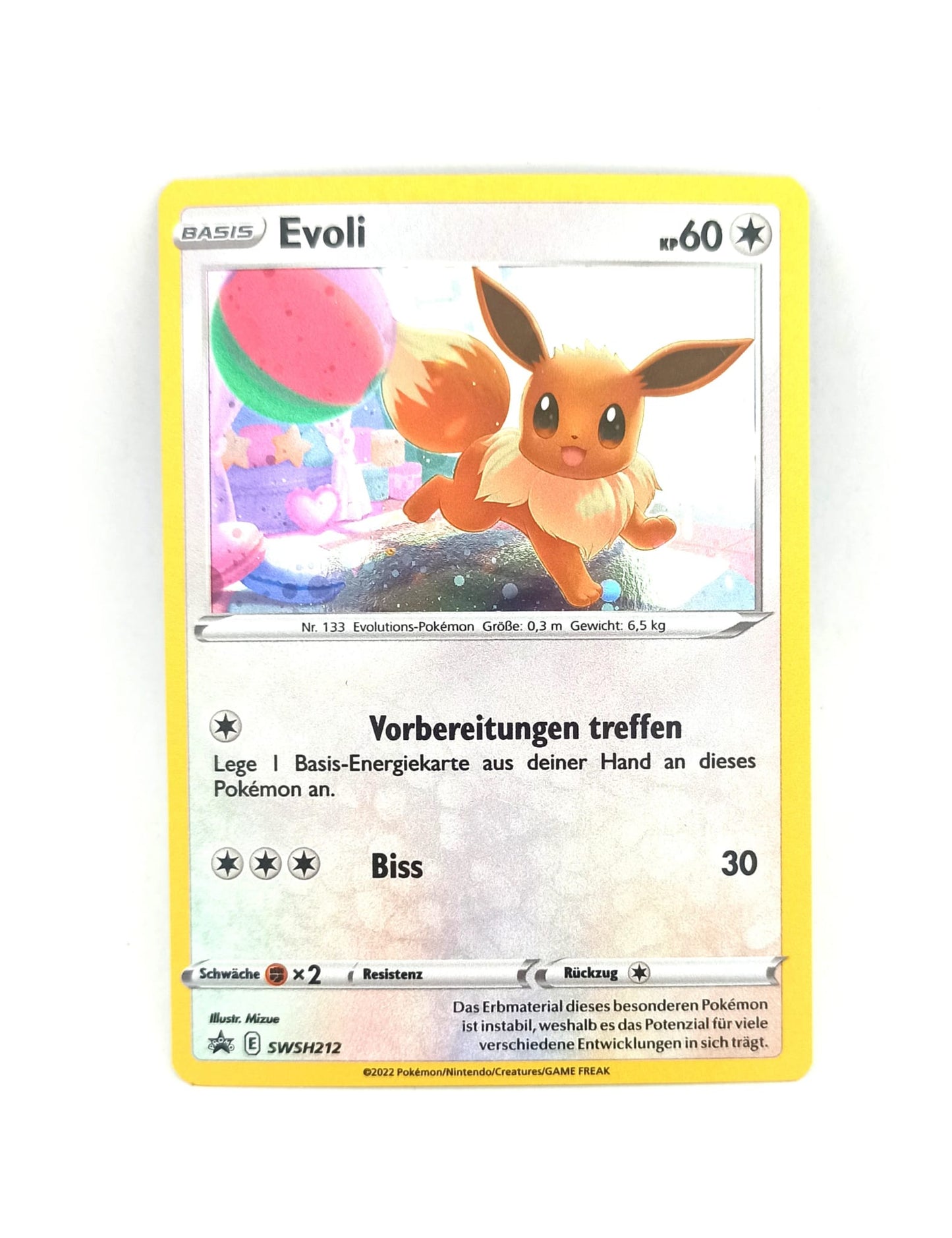 Pokemon Karte Evoli SWSH212 Black Star Promo - Peer Online Shop