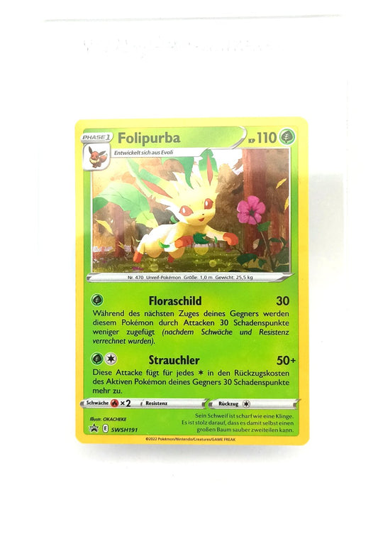 Pokemon Karte Folipurba SWSH191 Black Star Promo - Peer Online Shop