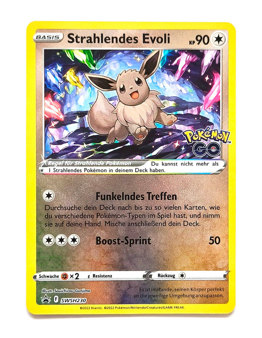 Pokemon Karte Strahlendes Evoli SWSH230 - Peer Online Shop