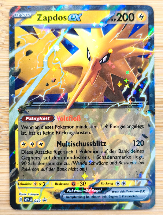 Pokemon Karte Zapdos ex Black Star Promo SVP049 - Peer Online Shop