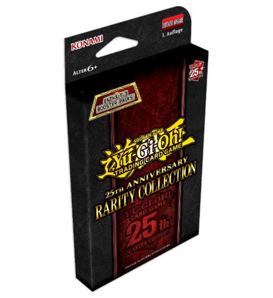 Yu-Gi-Oh - 25th Anniversary Rarity Collection Tuckbox - 3 Booster Packs der 1. Auflage Deutsch - Peer Online Shop