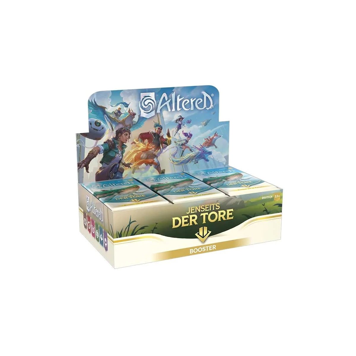 Asmodee Sammelkartenspiel Altered TCG Jenseits der Tore - Display mit 36 Booster Packs (deutsch)