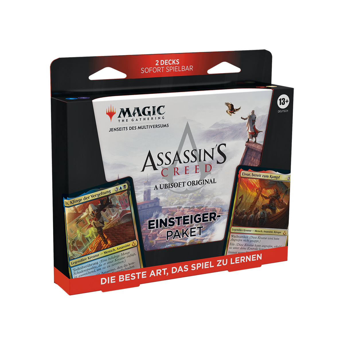 Magic the Gathering - Assassin's Creed - Einsteigerpaket - 2 Anfänger Decks - 120 Deutsche Karten