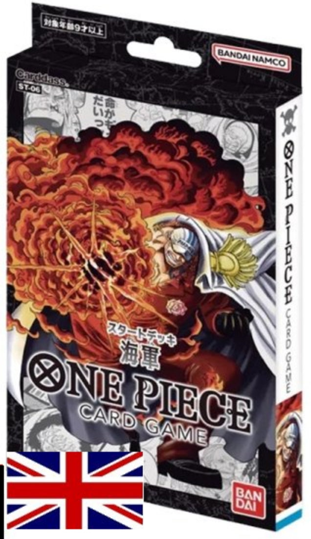 One Piece Card Game - STARTER DECK - Absolute Justice ST-06 (englisch) - Erweitere dein Deck mit super starken Karten