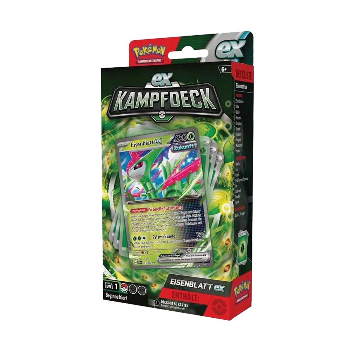 Pokemon EX-Kampfdeck - Eisenblatt ex Deck - Deutsches Sammelkartenspiel