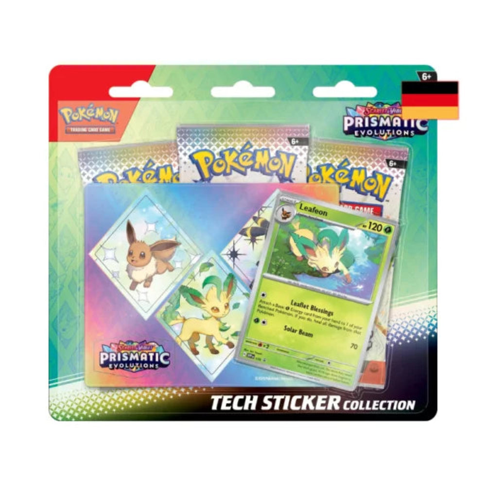 Pokémon - Karmesin & Purpur Prismatische Entwicklungen Tech-Sticker-Kollektion - Folipurba (deutsch)