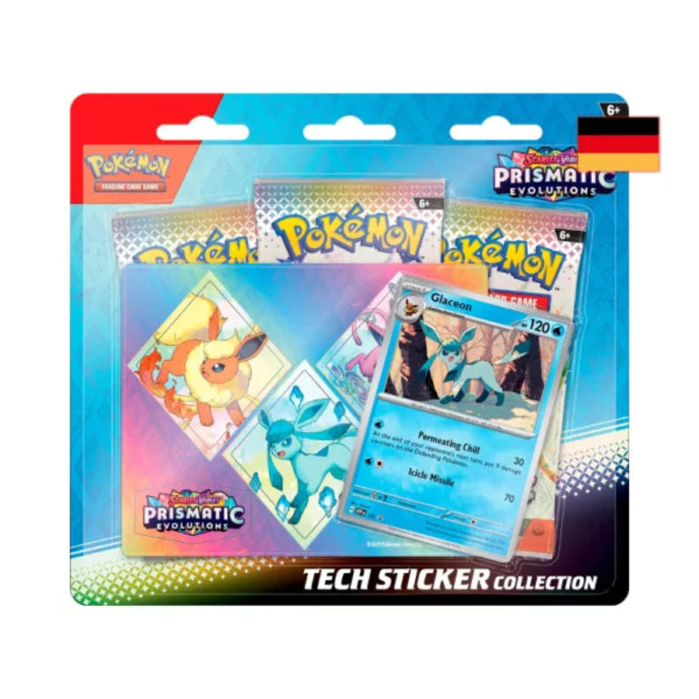 Pokémon - Karmesin & Purpur Prismatische Entwicklungen Tech-Sticker-Kollektion - Glaziola (deutsch)