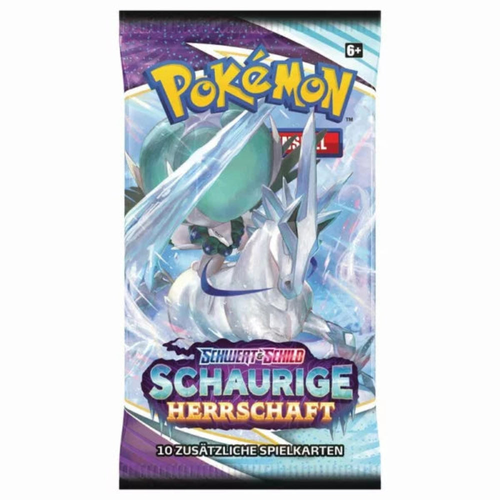 Pokémon Sammelkartenspiel - 1 x Booster Packung - Schwert & Schild Schaurige Herrschaft Booster (deutsch)