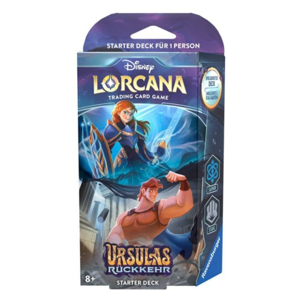 Disney Lorcana: Ursulas Rückkehr - Starter Deck Saphir und Stahl (Deutsch)