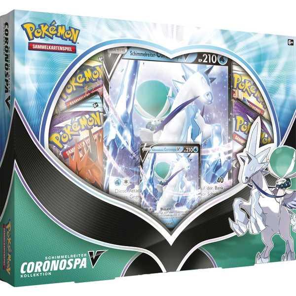 Pokemon - August Kollektion - Schimmelreiter Coronospa-V - Deutsch - 4 Boosterpacks - Peer Online Shop