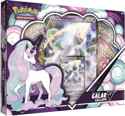 Pokemon - Galar-Rapidash-V Box - English - 4 Boosterpacks - Peer Online Shop