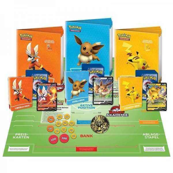 Pokemon Kampf Akademie - Sammelkartenspiel Deutsch - 3 Decks - Brettspiel - Peer Online Shop