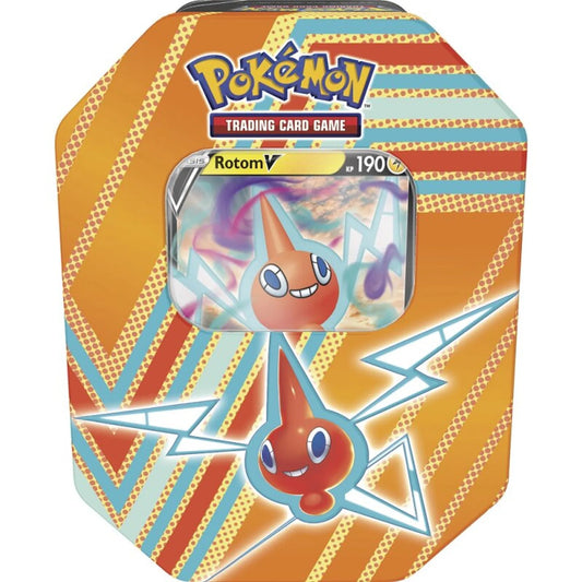 Pokemon Rotom Tin Box 2022 - Deutsches Sammelkartenspiel - 4 Boosterpacks - Peer Online Shop